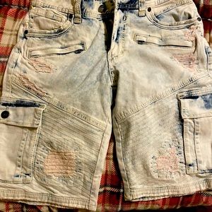 Affliction denim short , never worn